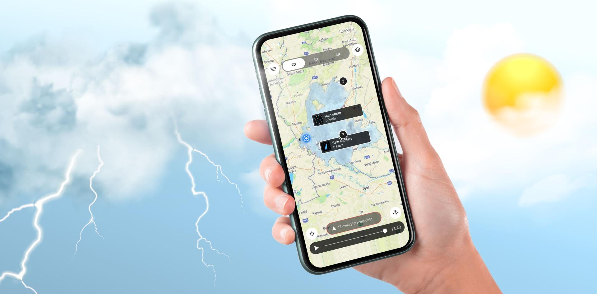 mySKYwatch AR weather app