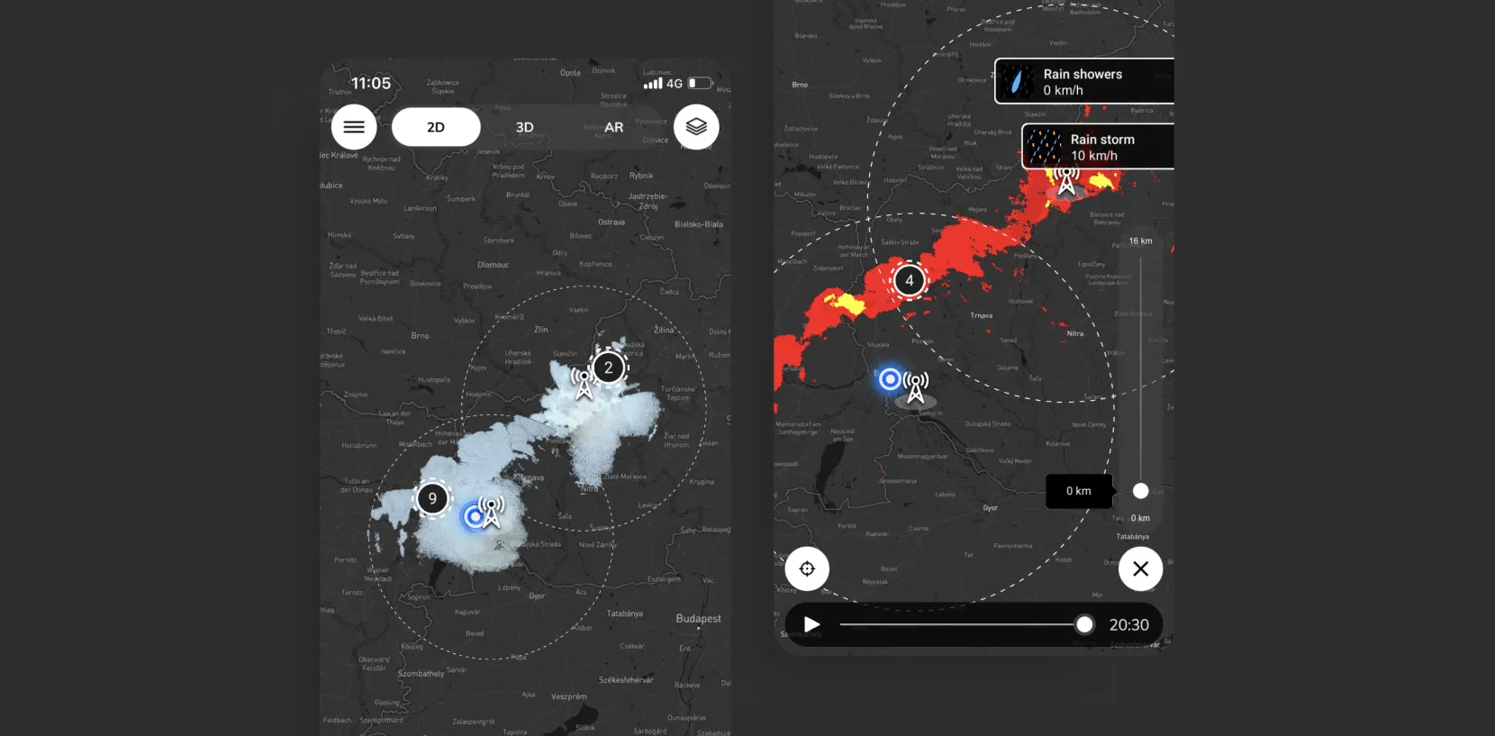 mySKYwatch AR Weather App by Touch4IT