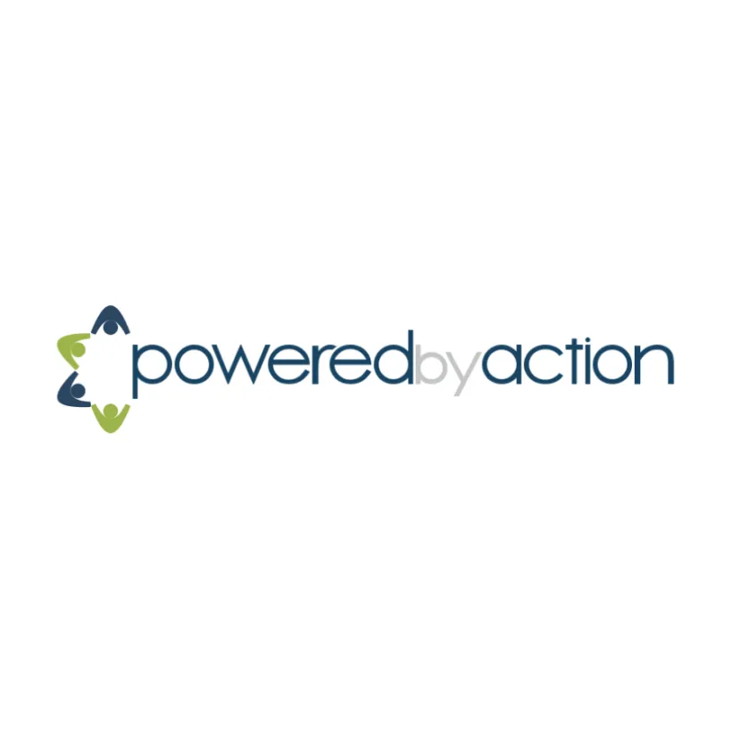 Powered By Action logo